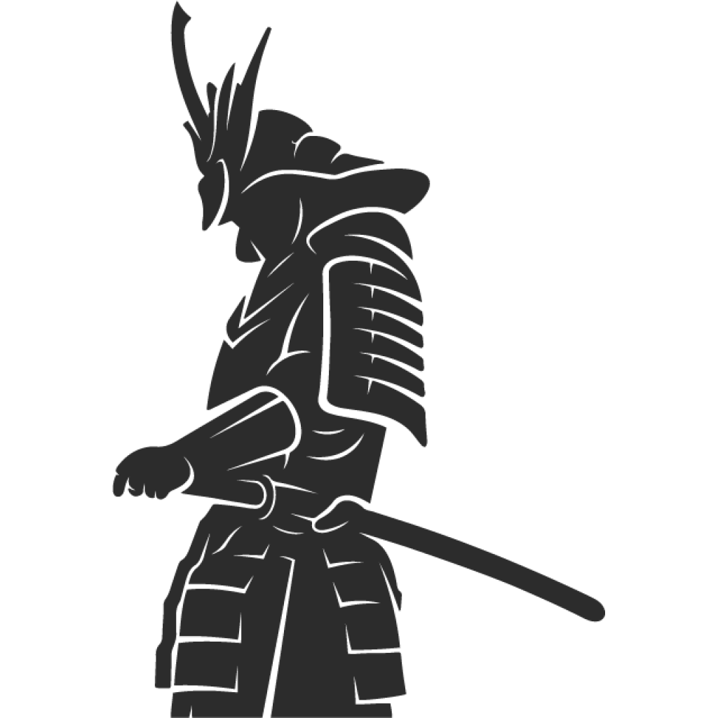 Japanese Samurai Warrior samolepka Japanese Samurai Warrior samolepka