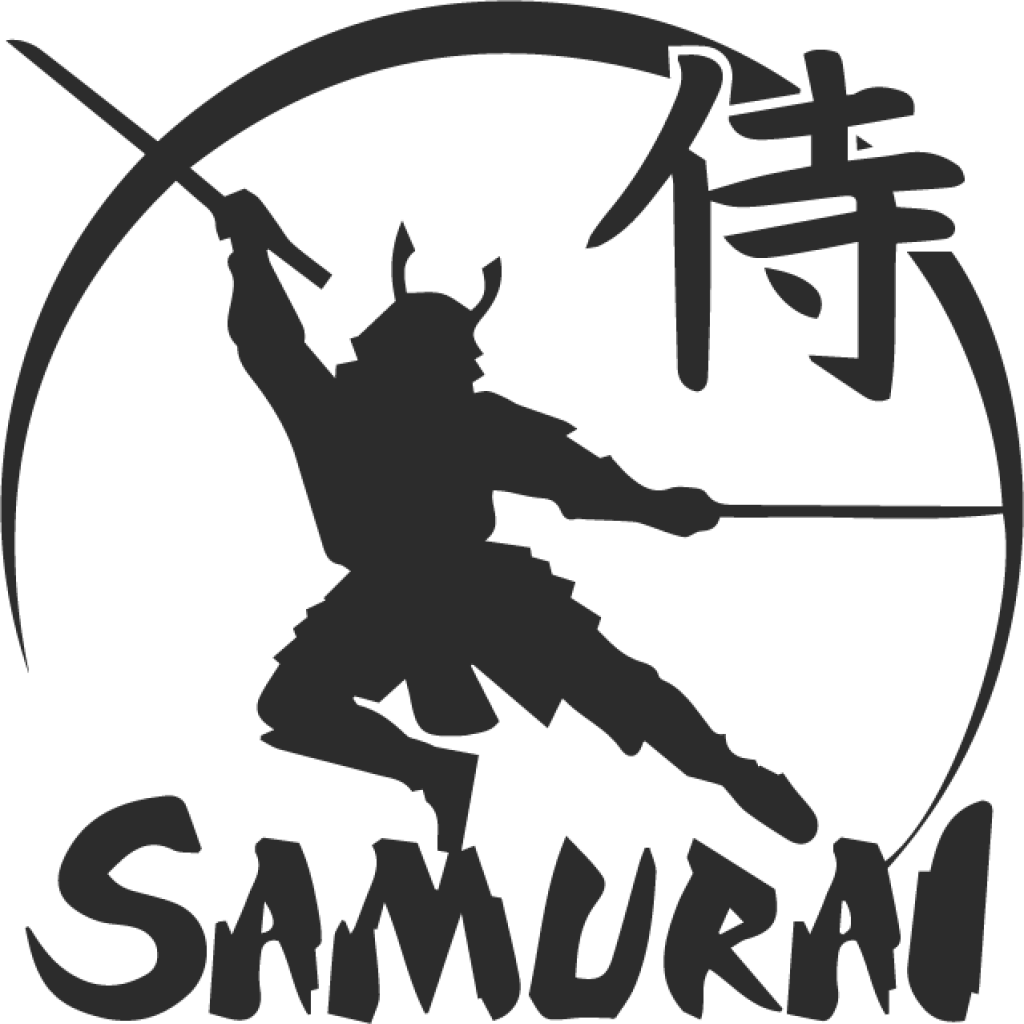 Japanese Samurai Warrior II samolepka Japanese Samurai Warrior II samolepka