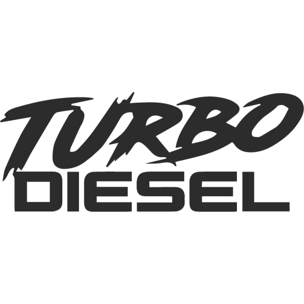Turbo Diesel samolepka Turbo Diesel samolepka
