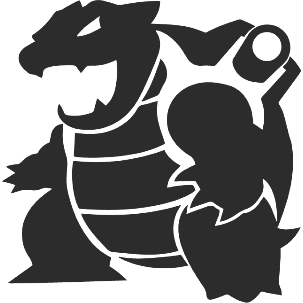 Blastoise samolepka Blastoise samolepka