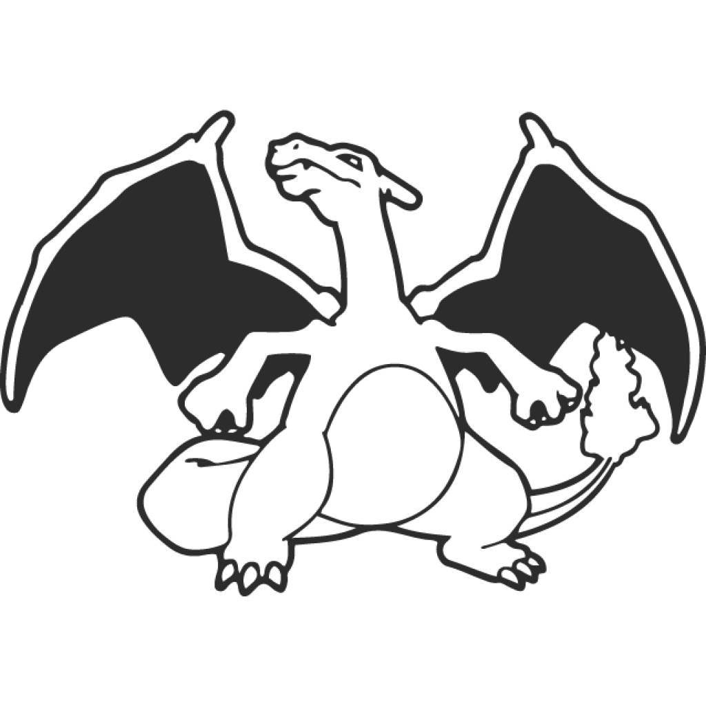 Charizard samolepka Charizard samolepka