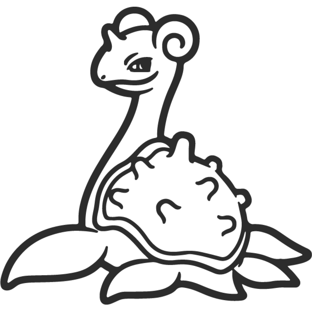 Lapras samolepka Lapras samolepka