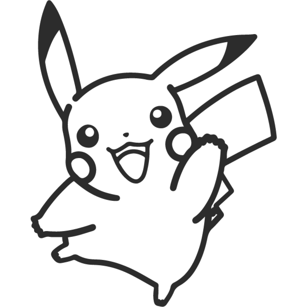 Pikachu samolepka Pikachu samolepka