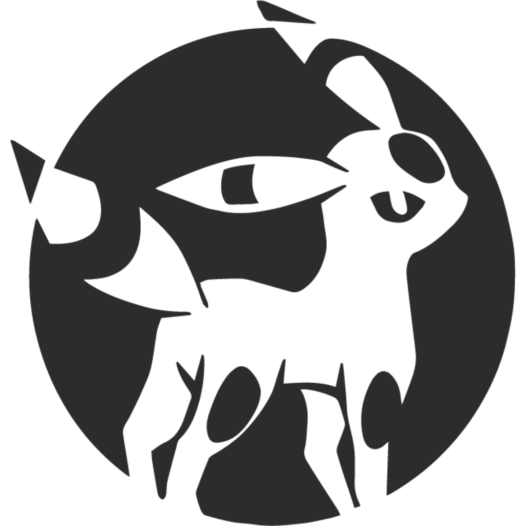 Umbreon samolepka Umbreon samolepka