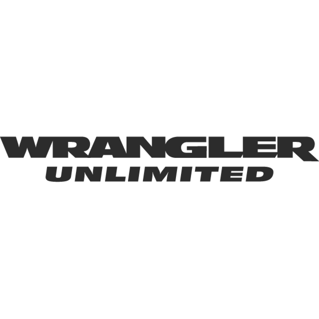 Wrangler Unlimited samolepka Wrangler Unlimited samolepka