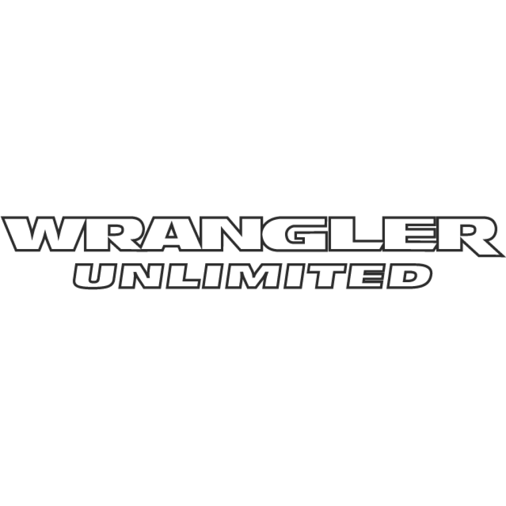 Wrangler Unlimited II samolepka Wrangler Unlimited II samolepka
