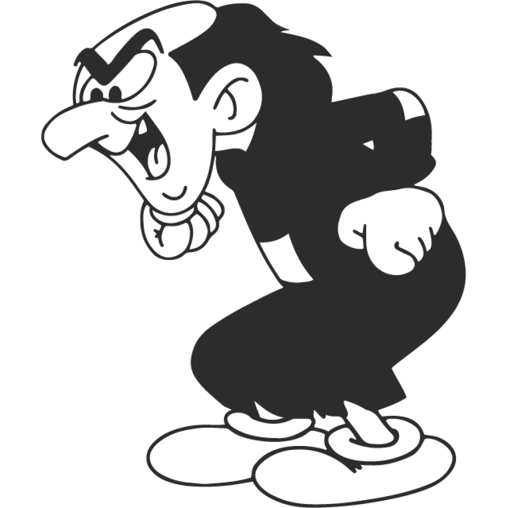 Gargamel samolepka Gargamel samolepka