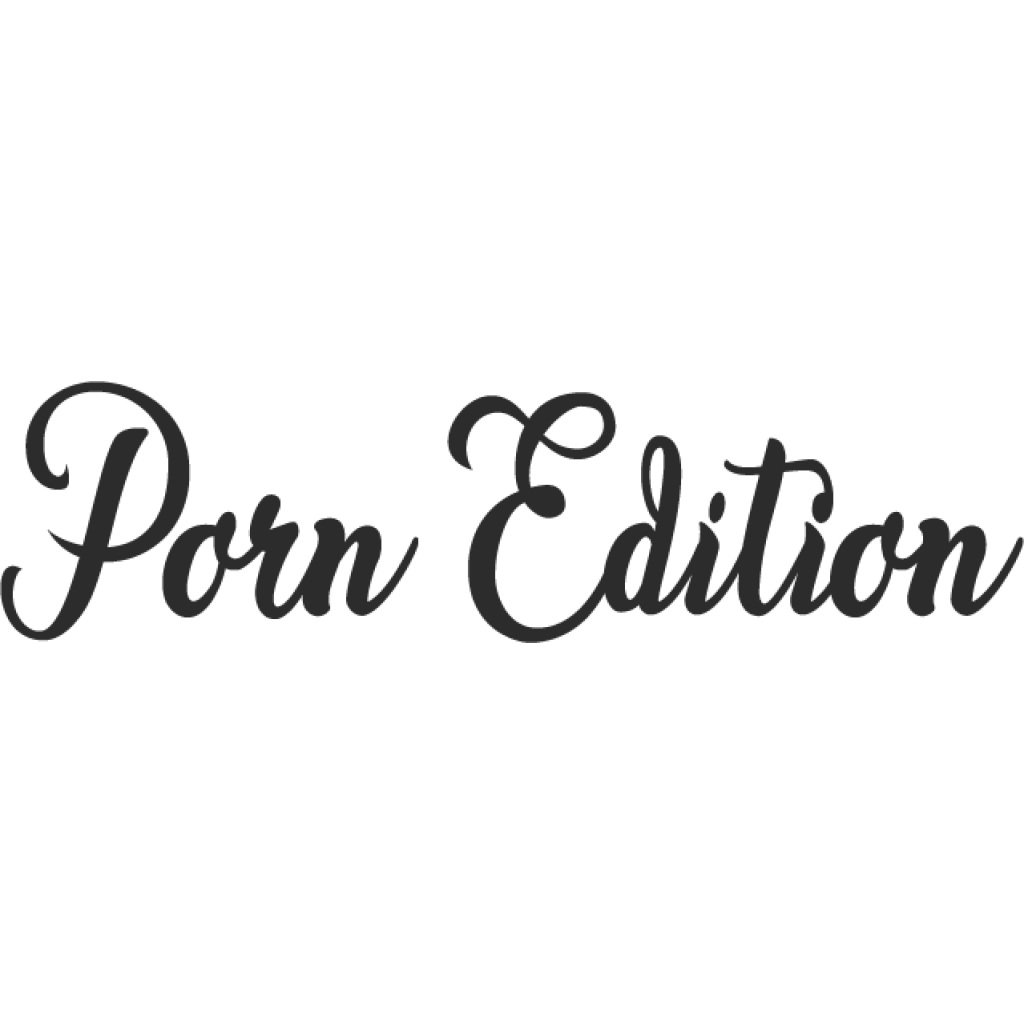 Porn edition samolepka Porn edition samolepka