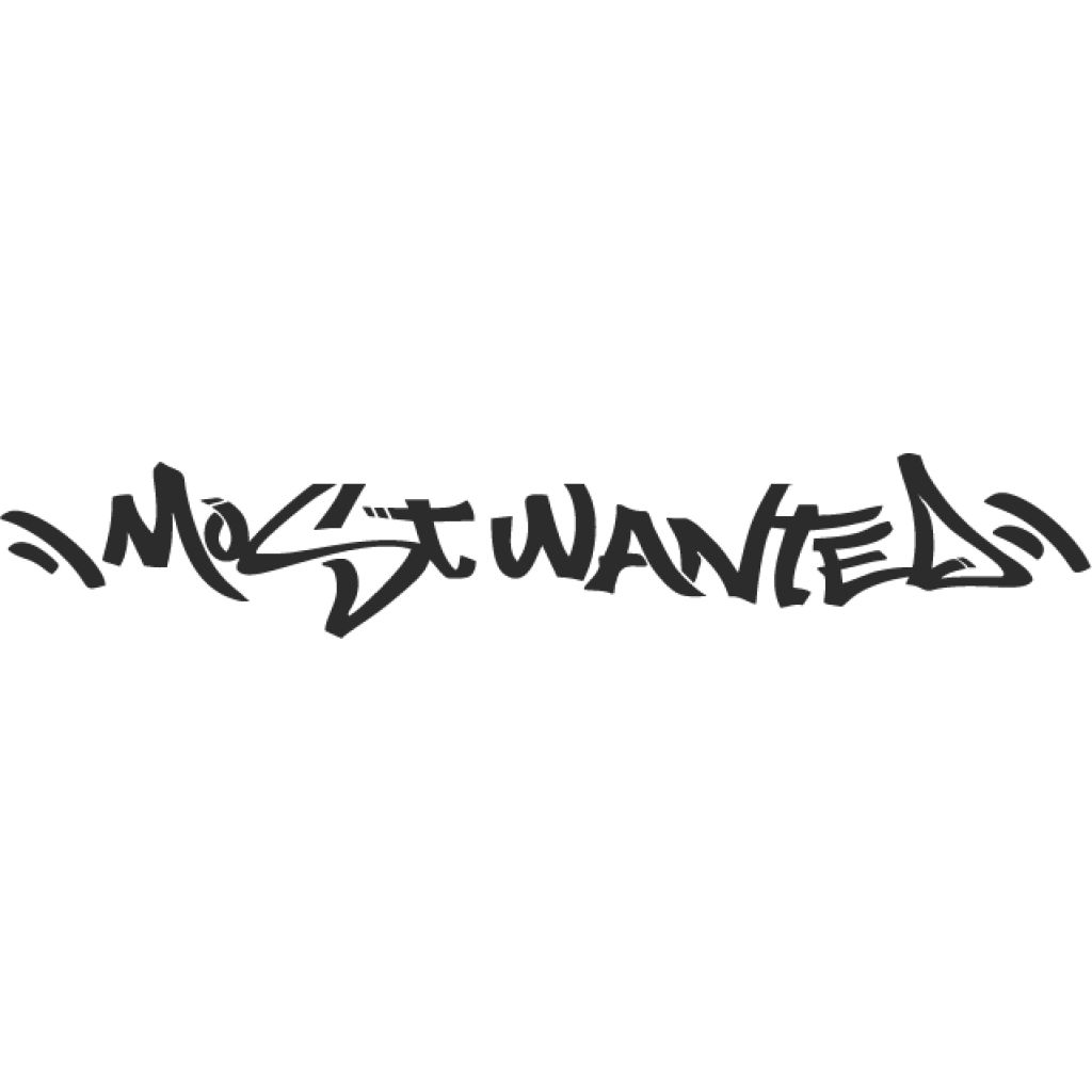 Most Wanted samolepka Most Wanted samolepka