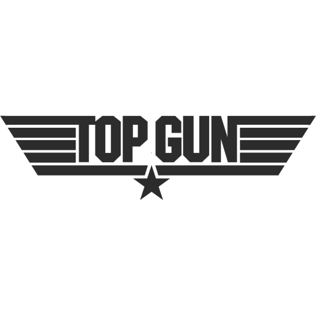 Top Gun samolepka Top Gun samolepka