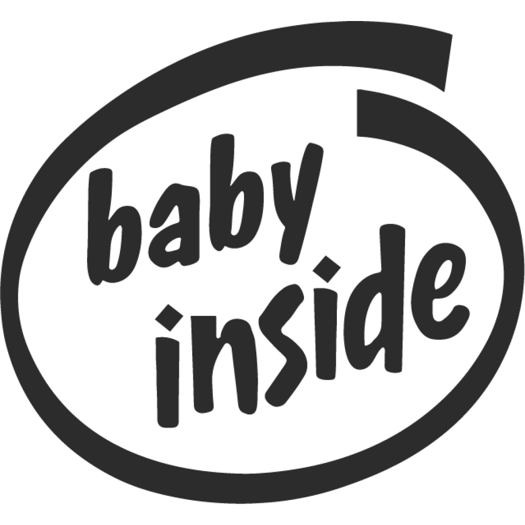 Baby Inside samolepka Baby Inside samolepka