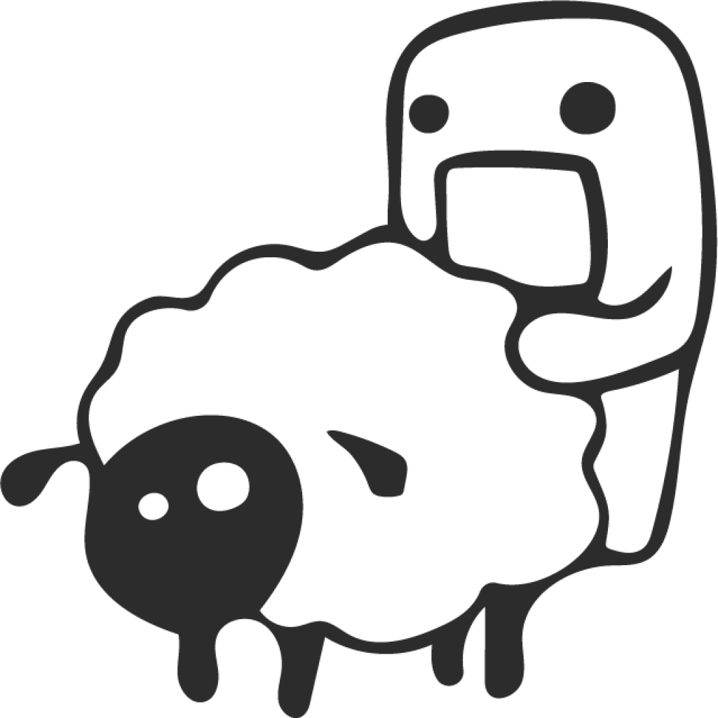 Domo Fuck Sheep JDM samolepka Domo Fuck Sheep JDM samolepka