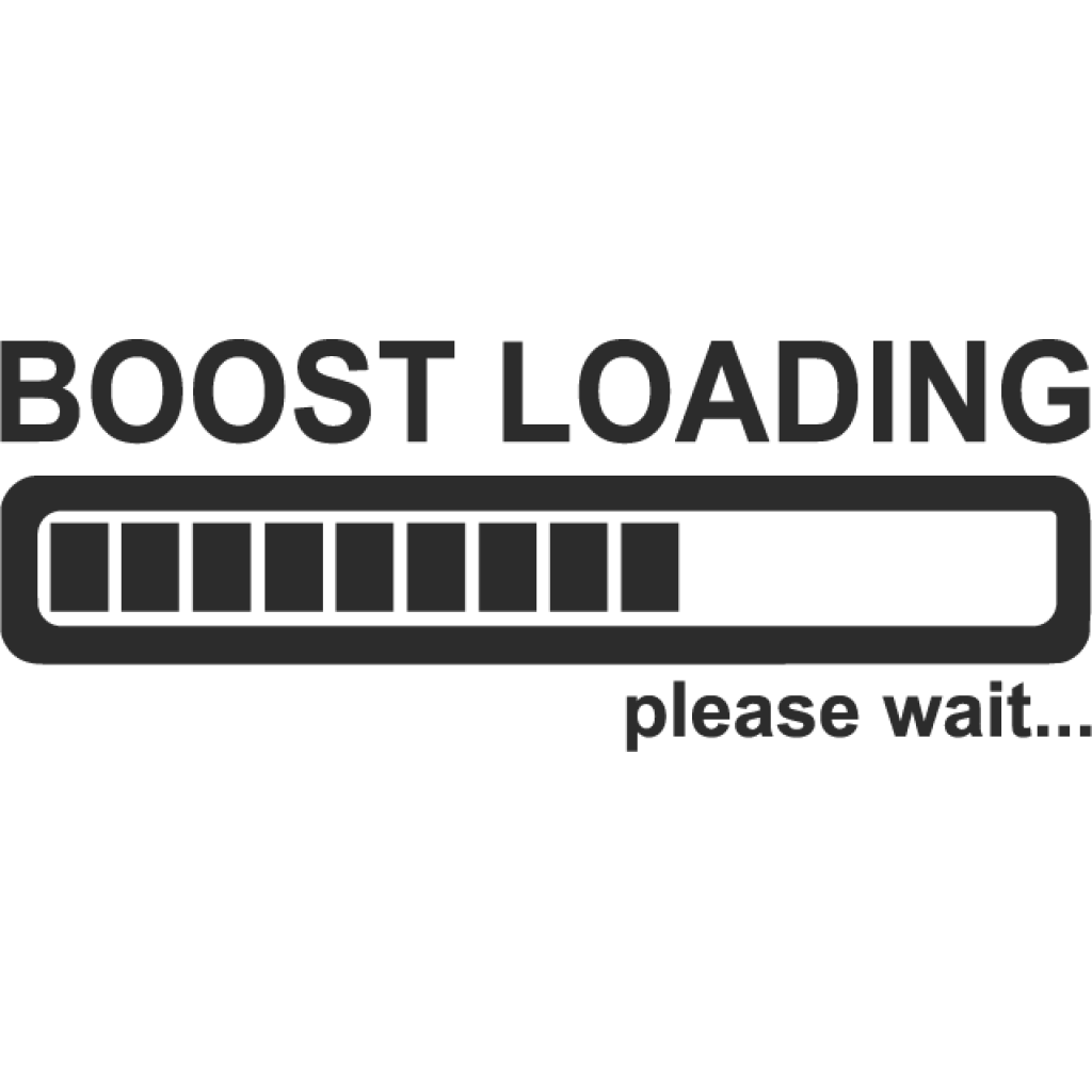 Boost Loading samolepka Boost Loading samolepka