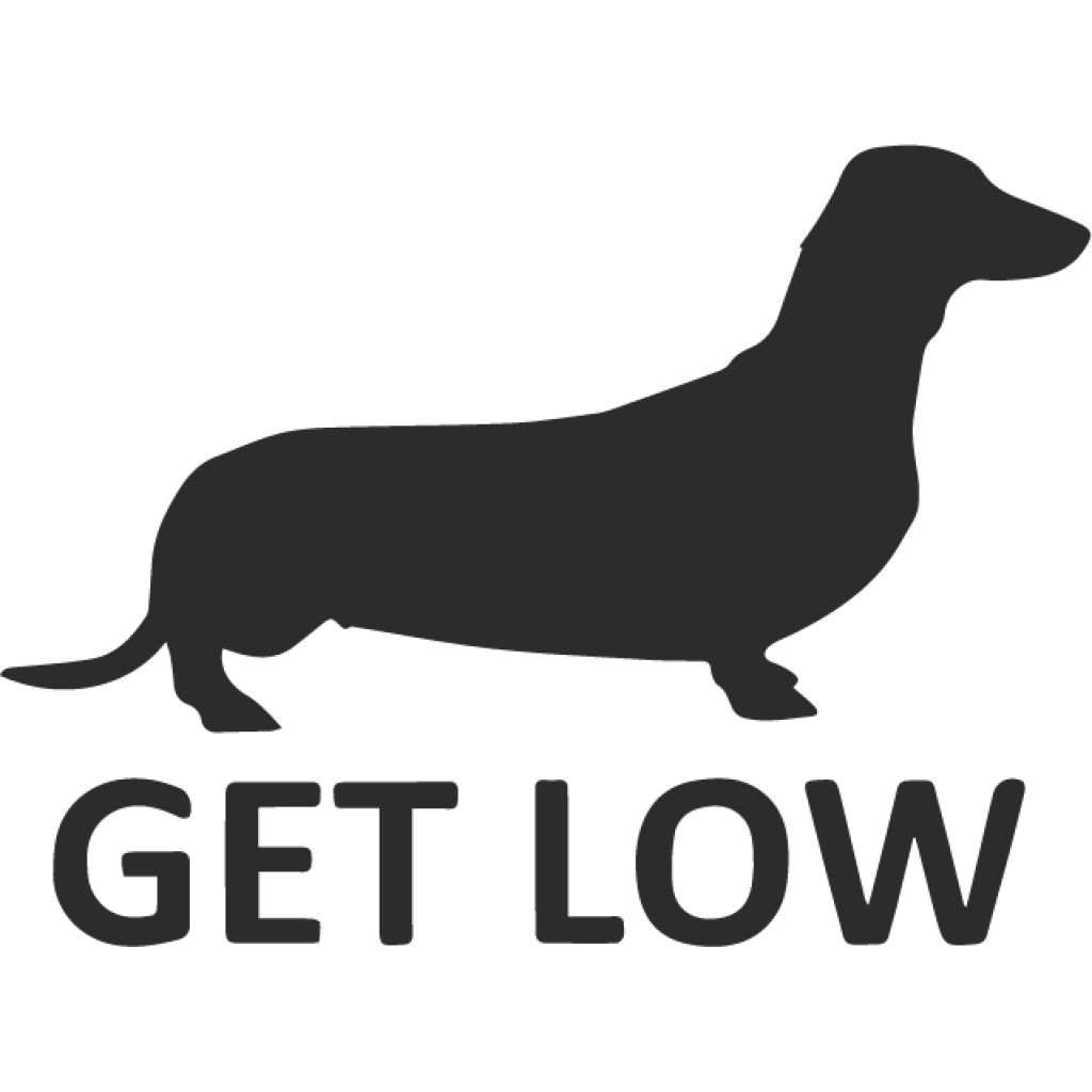 Get low samolepka Get low samolepka