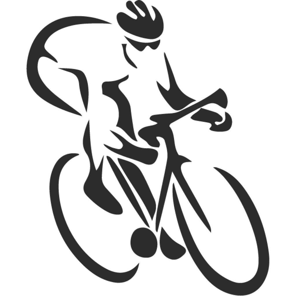 Cyklista II samolepka Cyklista II samolepka