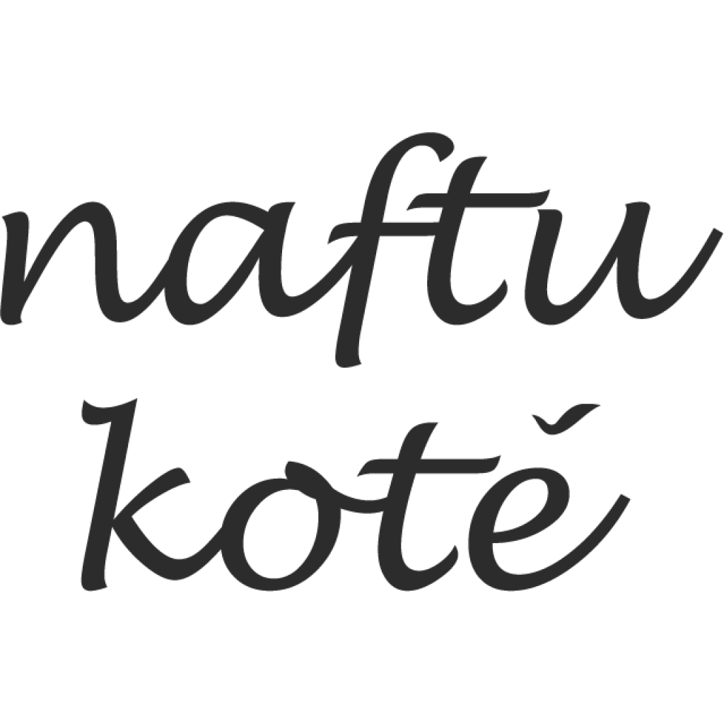 Naftu kotě samolepka Naftu kotě samolepka