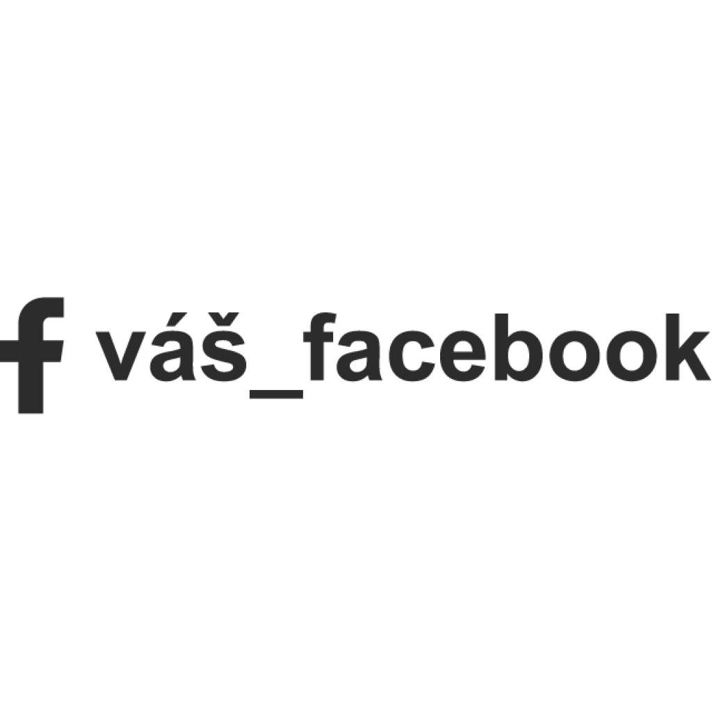 Facebook profil samolepka Facebook profil samolepka