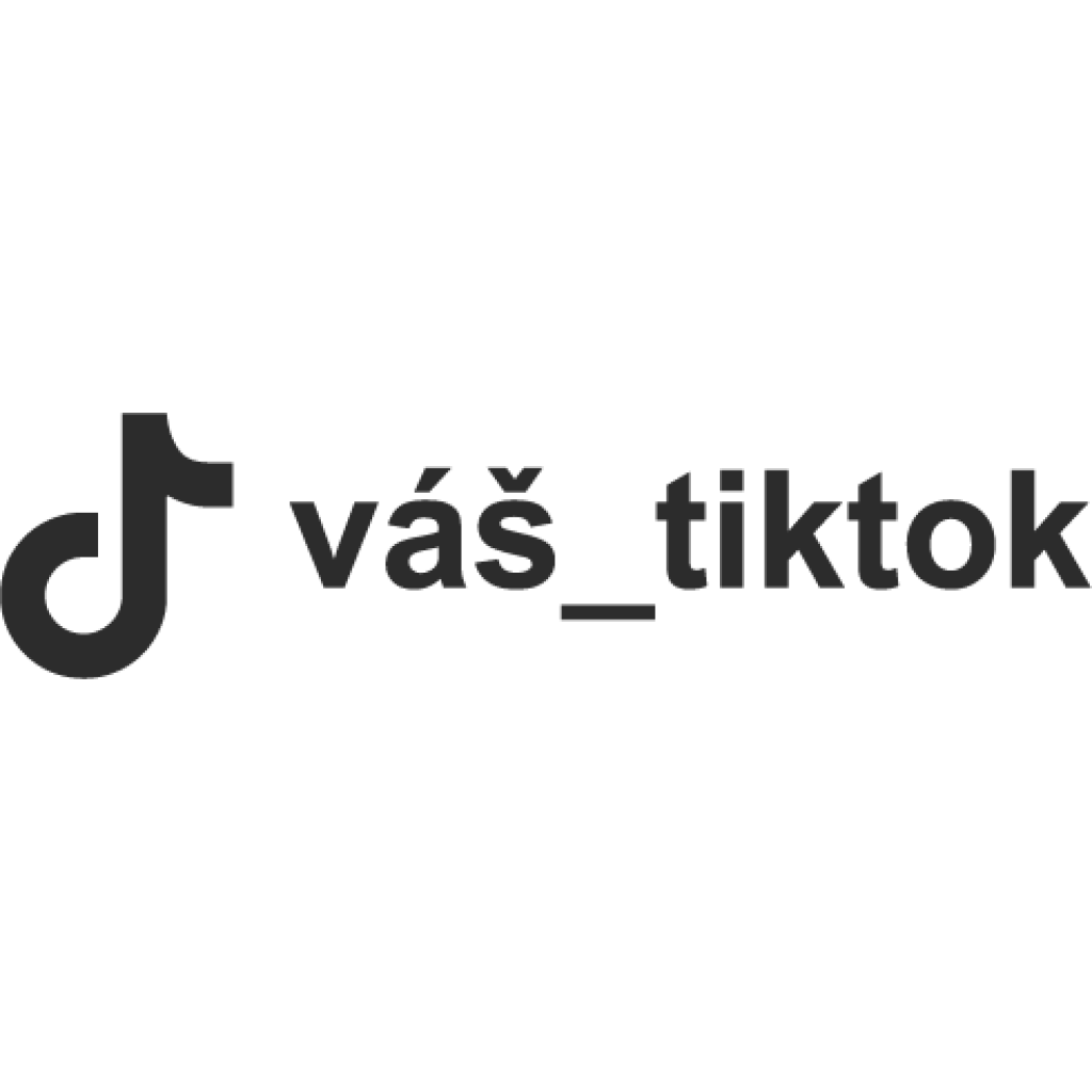 TikTok profil samolepka