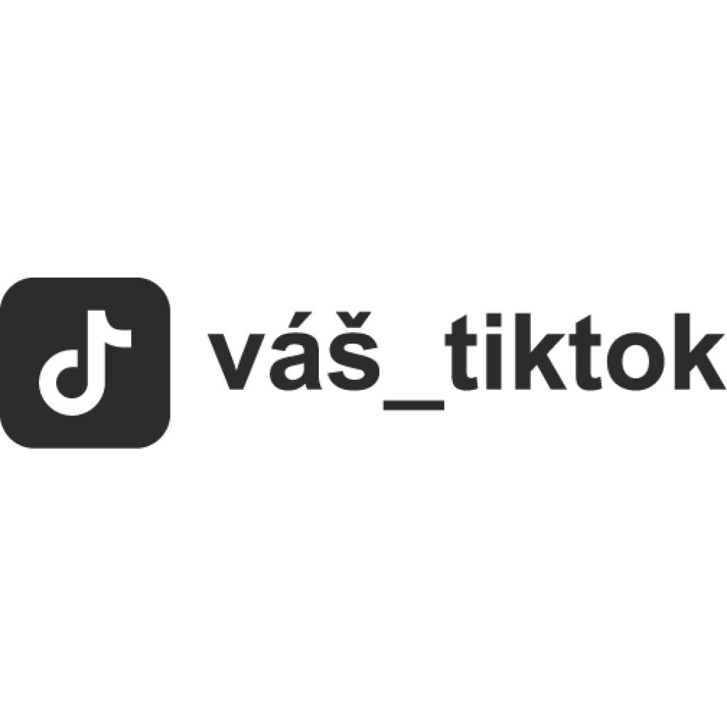 TikTok profil III samolepka