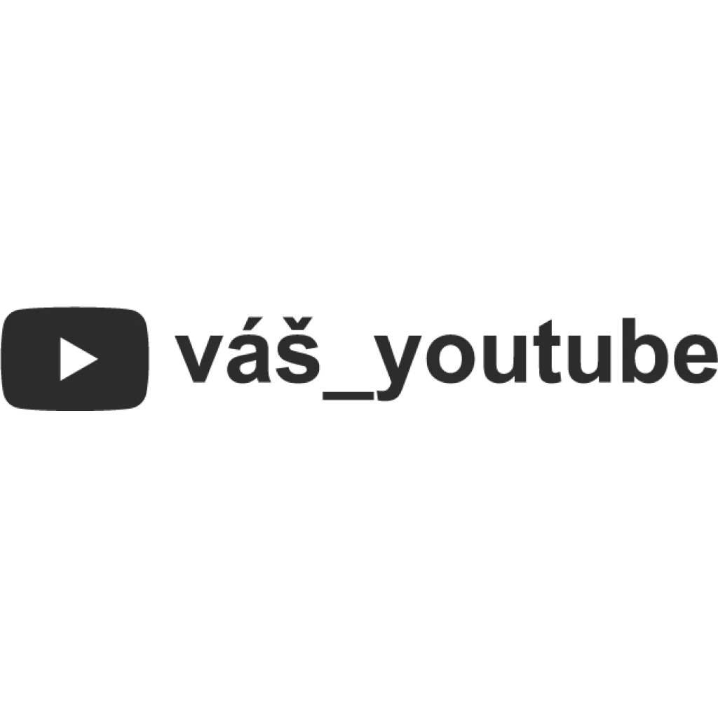 Youtube profil samolepka Youtube profil samolepka
