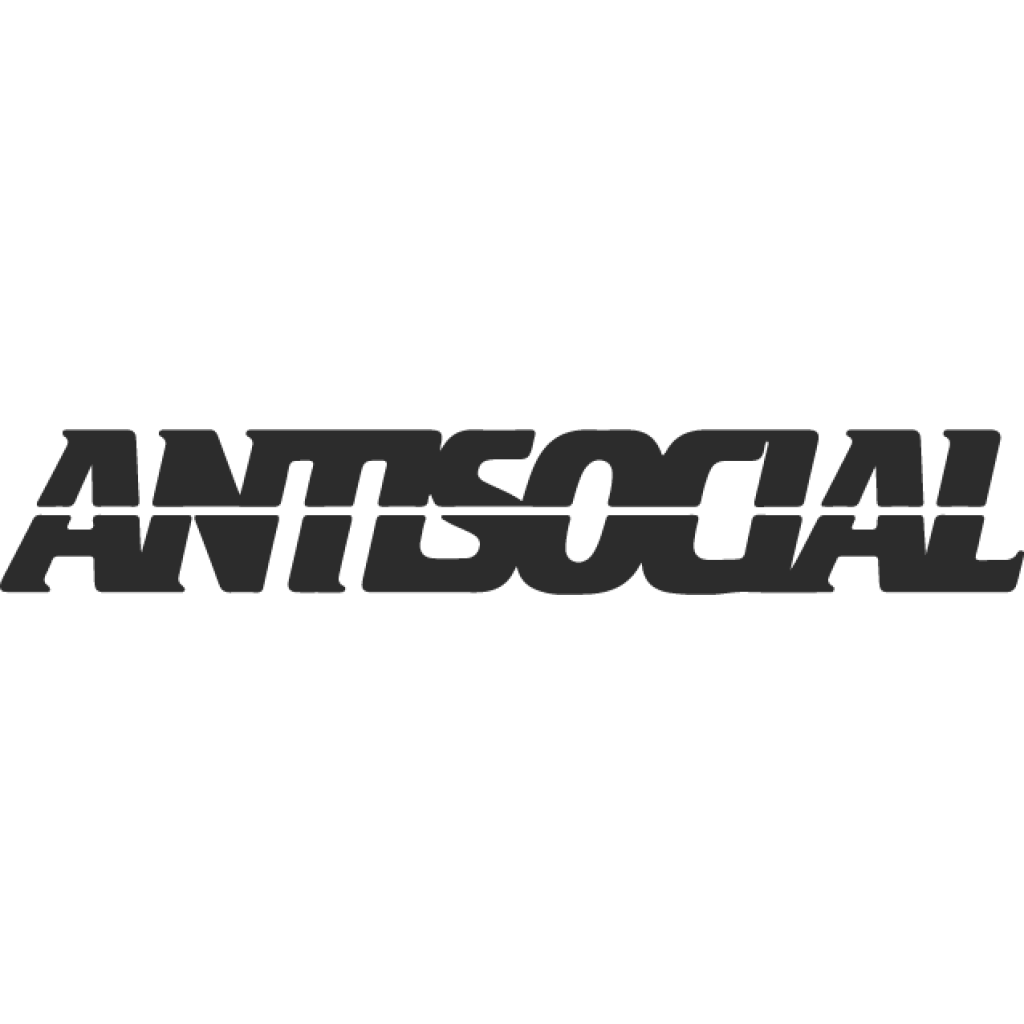 Antisocial samolepka Antisocial samolepka