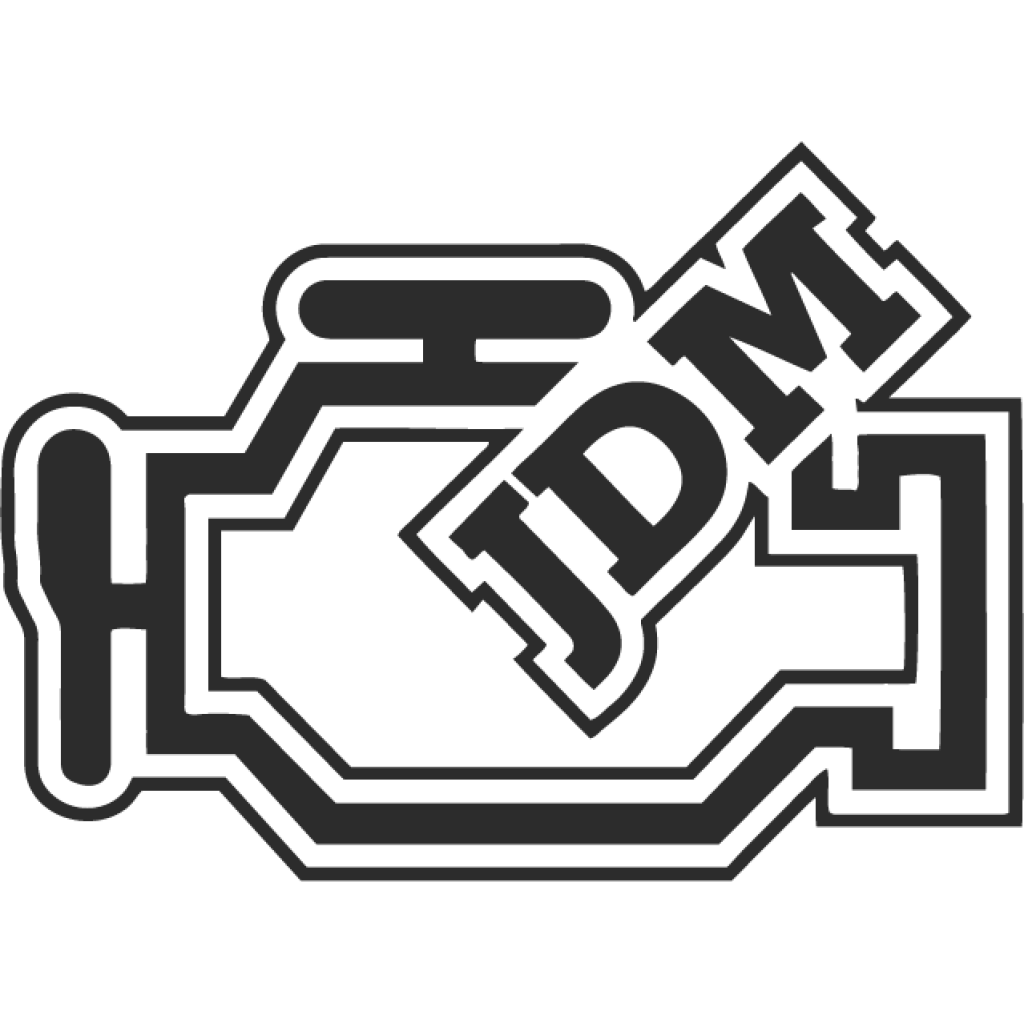 Check Engine JDM samolepka Check Engine JDM samolepka