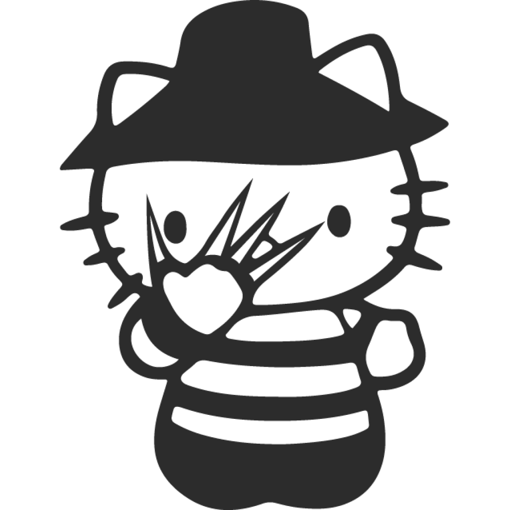 Hello Kitty Freddy samolepka Hello Kitty Freddy samolepka