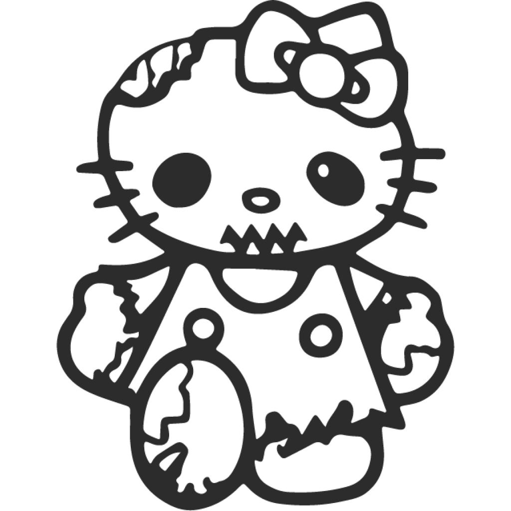 Hello Kitty Zombie II samolepka Hello Kitty Zombie II samolepka