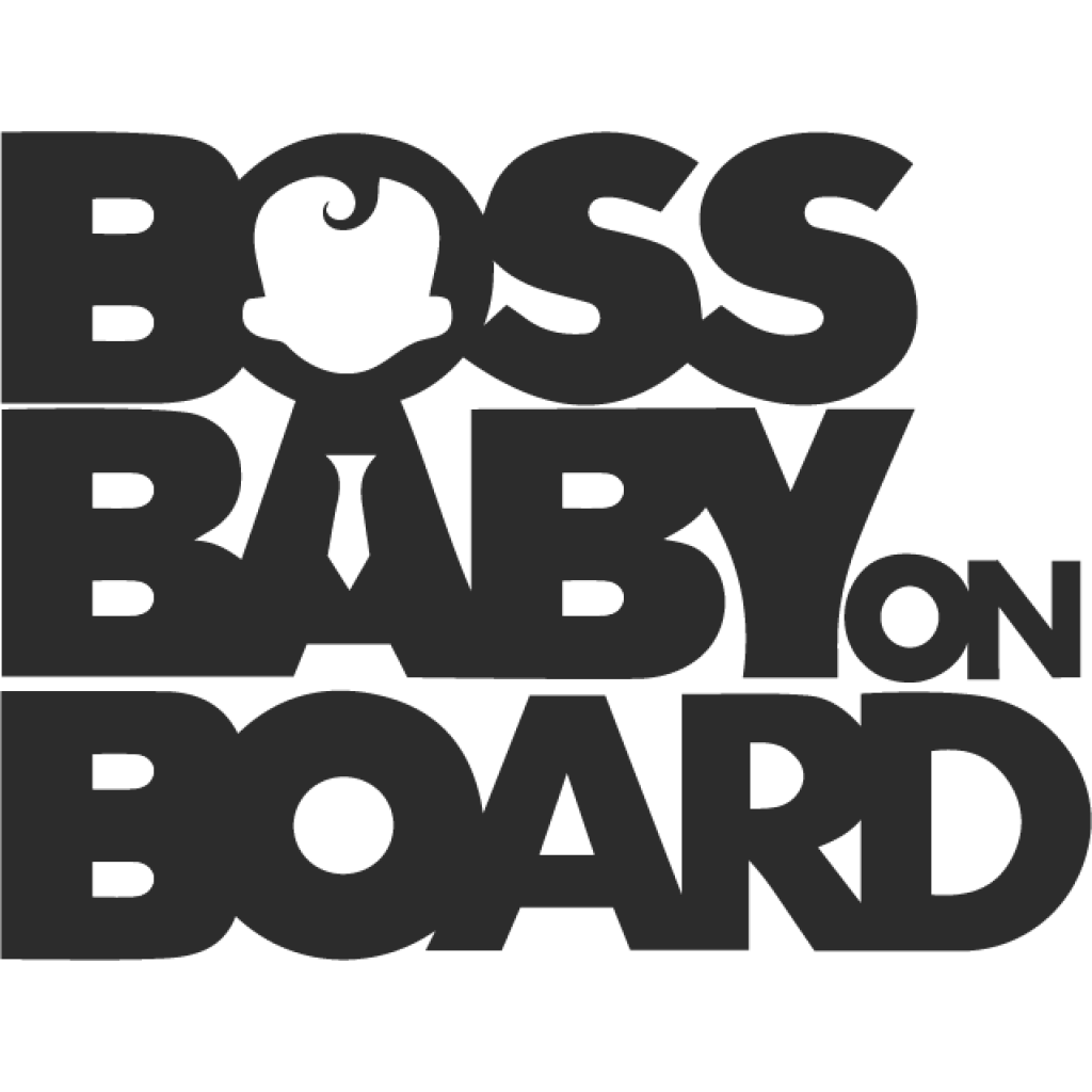 Boss Baby on Board samolepka Boss Baby on Board samolepka