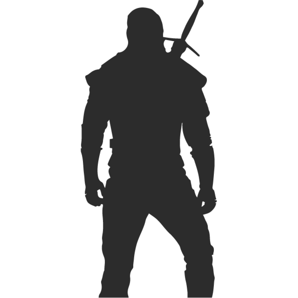 Geralt samolepka Geralt samolepka