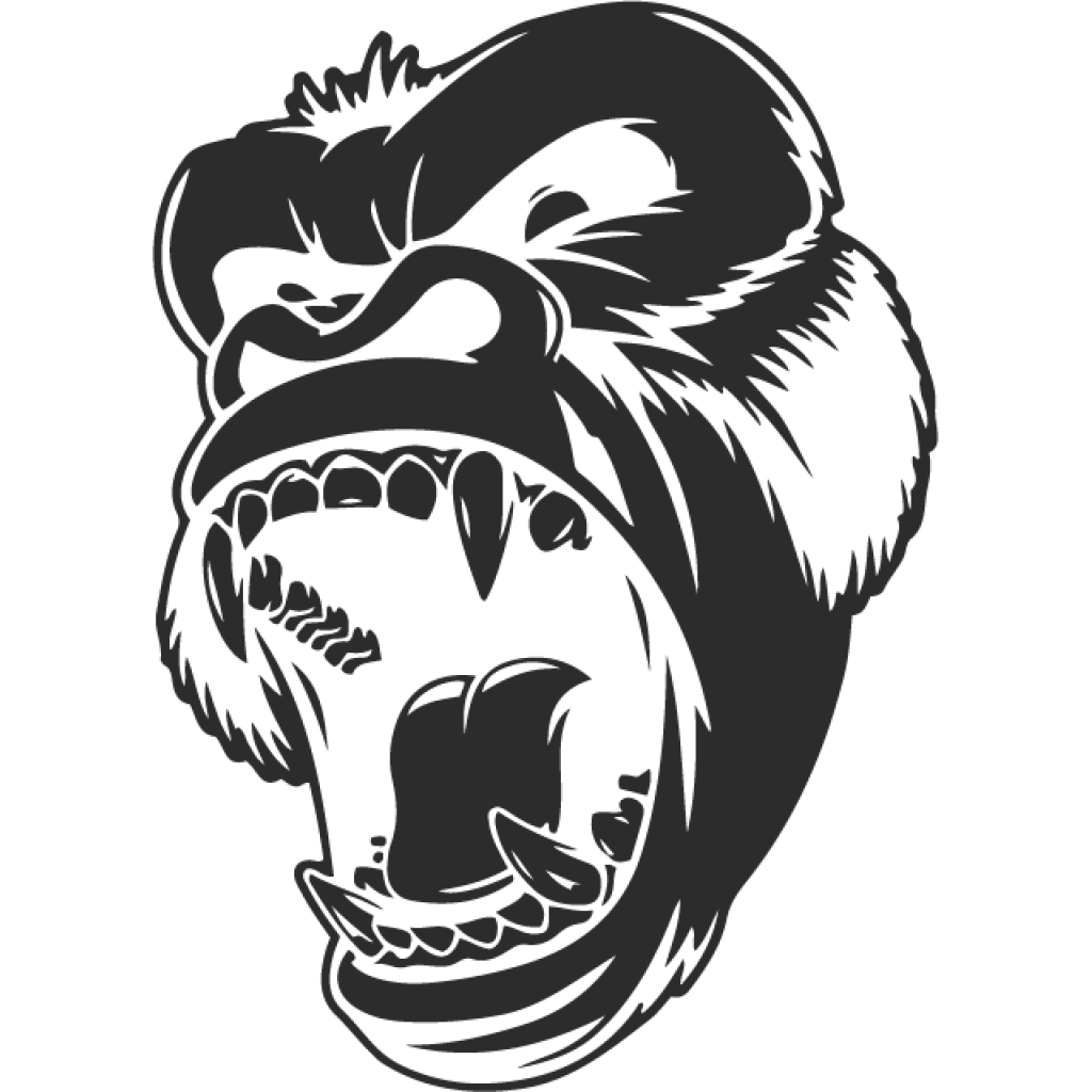 Angry Gorilla samolepka Angry Gorilla samolepka