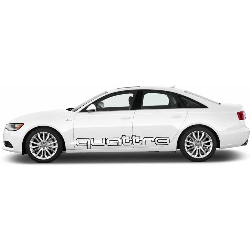 Audi Quattro II samolepka Audi Quattro II samolepka