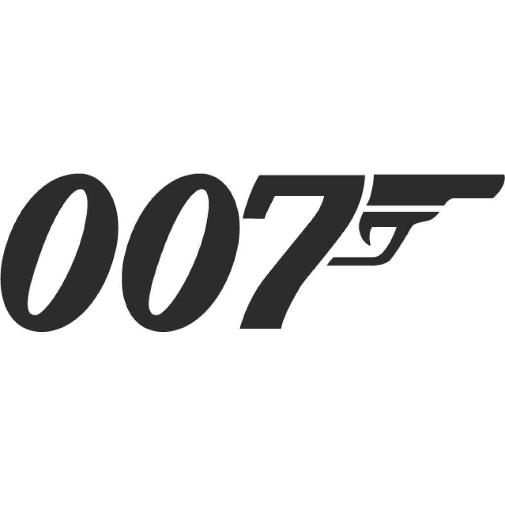 James Bond 007 samolepka