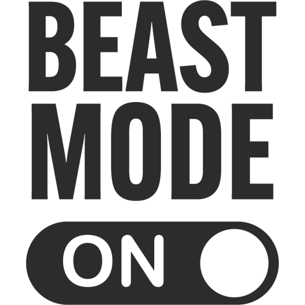 Beast Mode III samolepka Beast Mode III samolepka