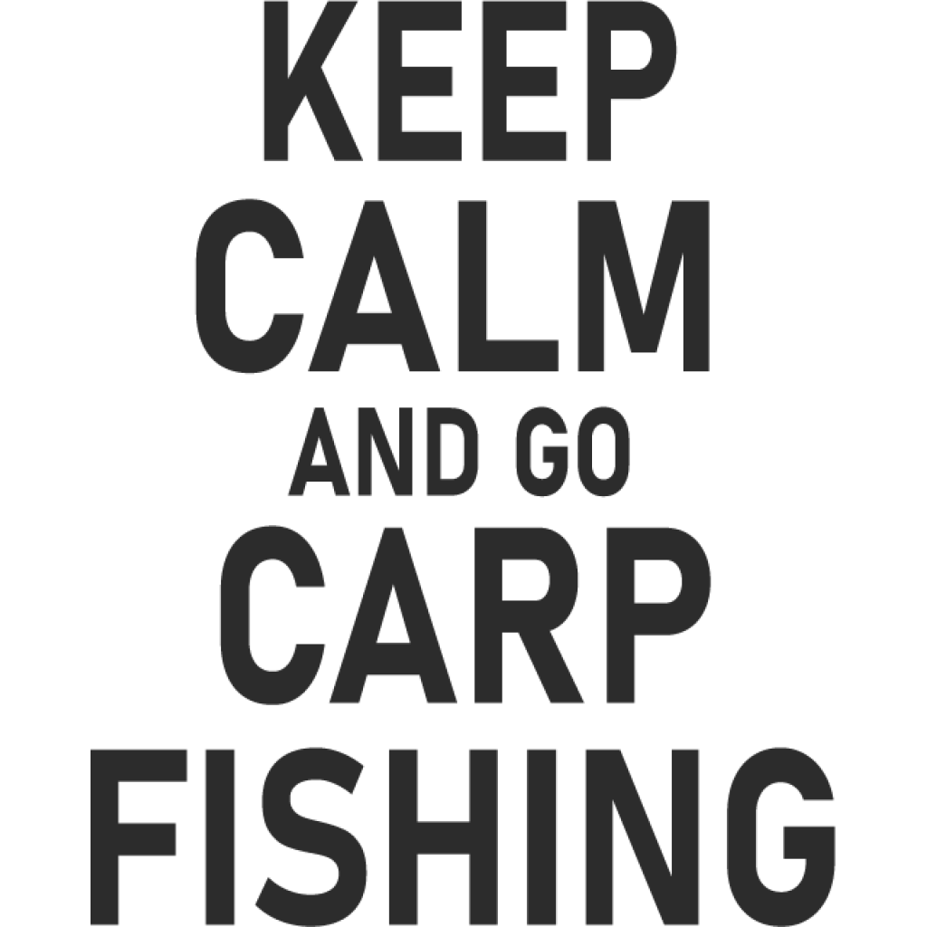 Keep calm and go fishing samolepka Keep calm and go fishing samolepka