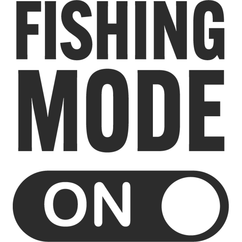 Fishing mode samolepka Fishing mode samolepka