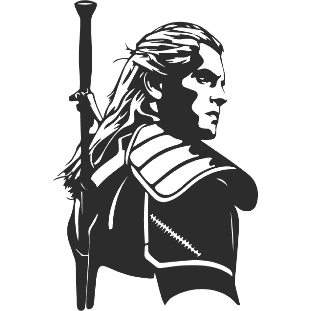 Geralt of Rivia samolepka Geralt of Rivia samolepka