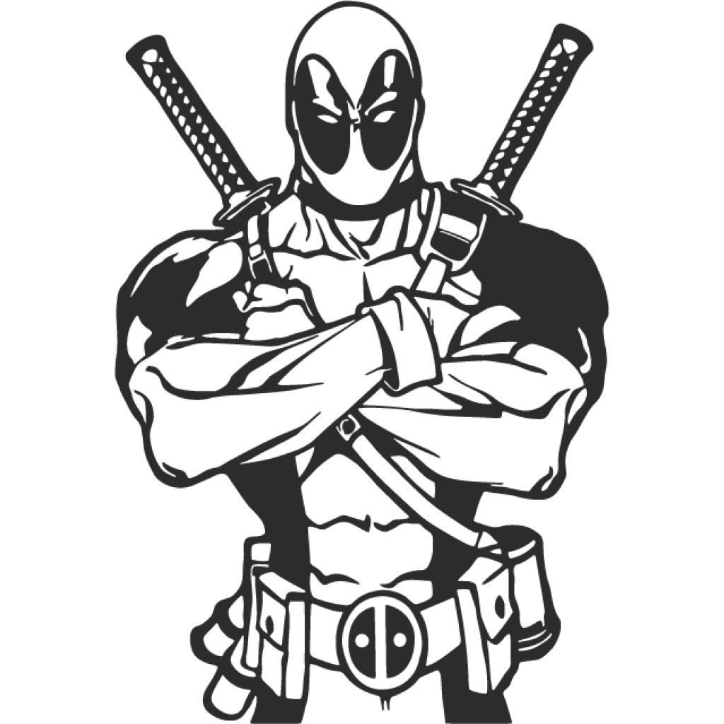 Deadpool IV samolepka Deadpool IV samolepka
