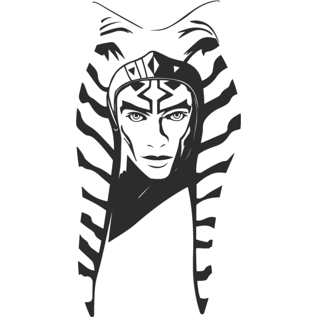 Ahsoka Tano samolepka Ahsoka Tano samolepka