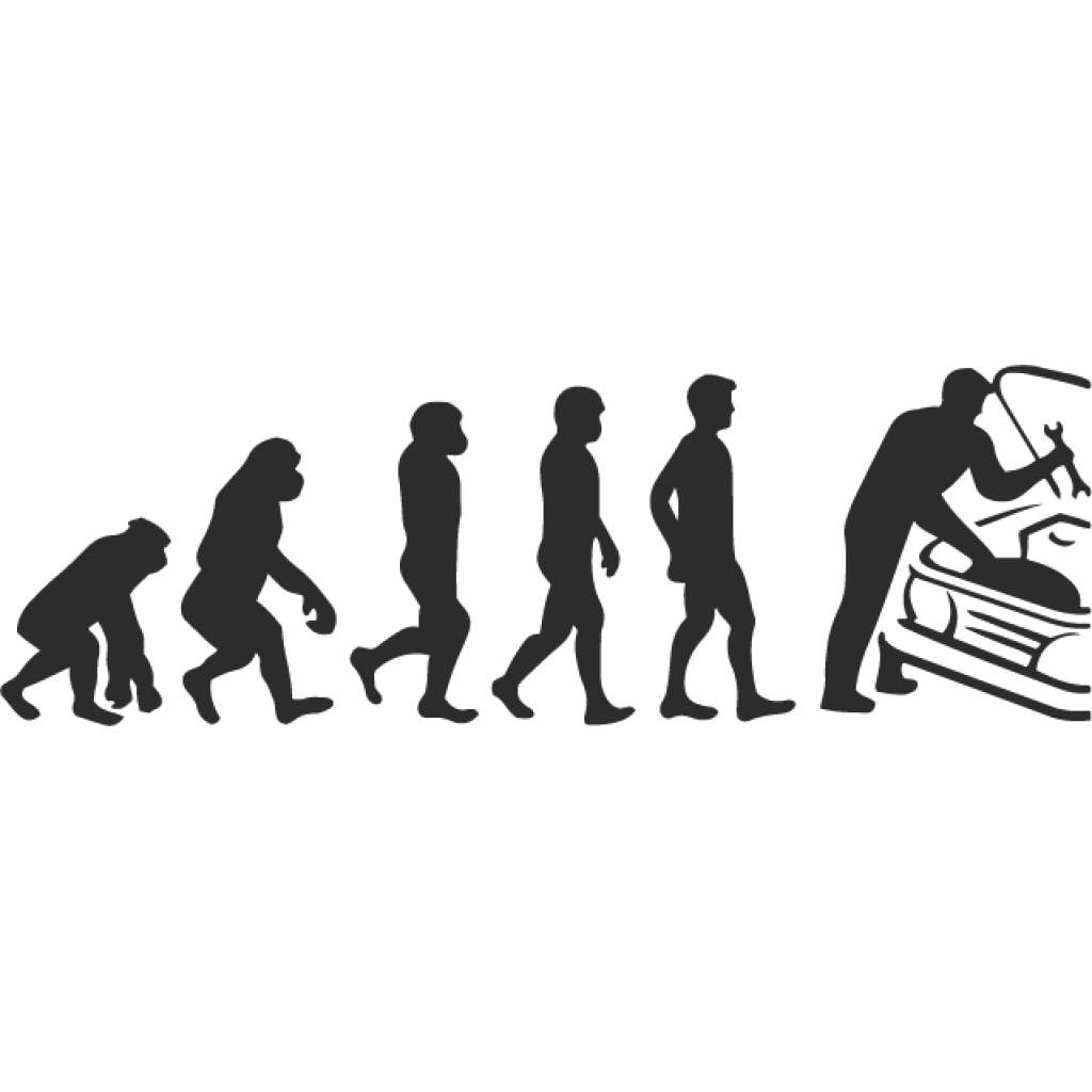 Evoluce mechanika samolepka Evoluce mechanika samolepka