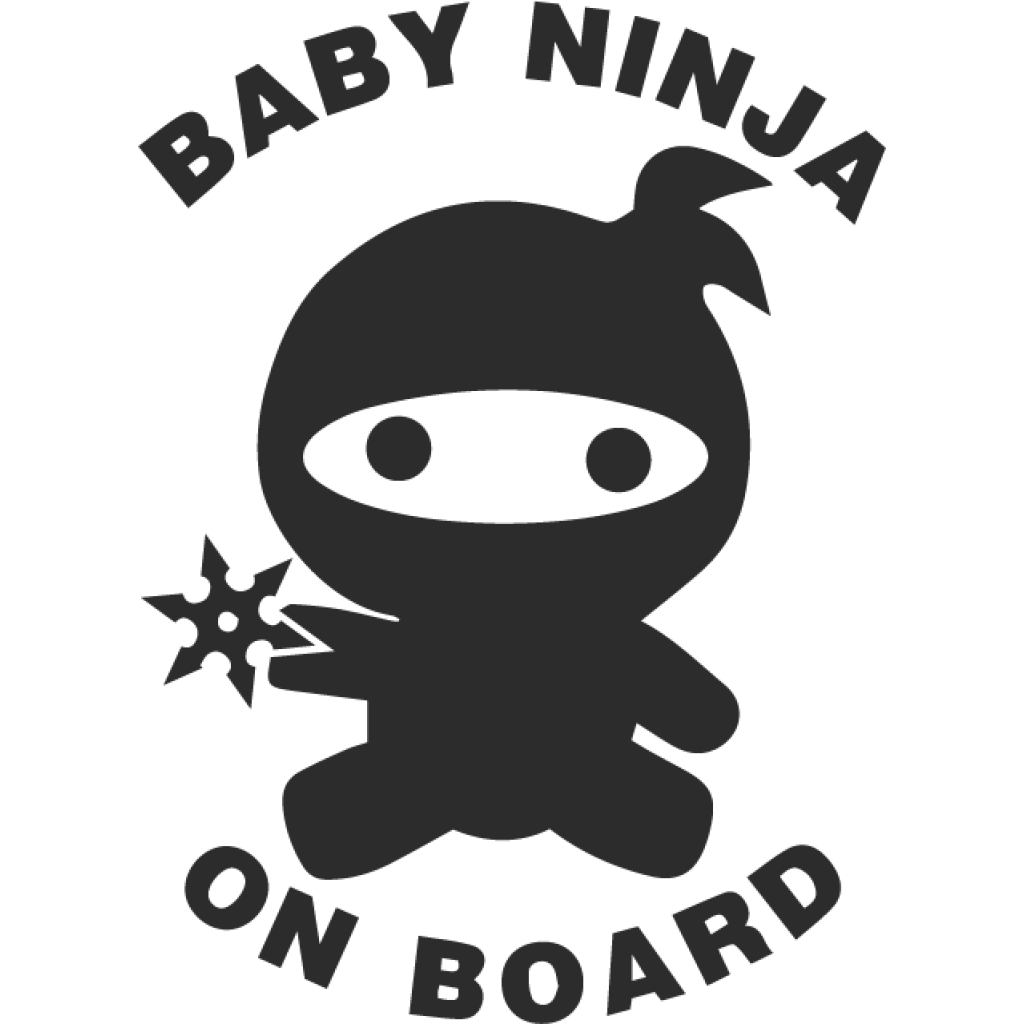 Baby Ninja samolepka Baby Ninja samolepka
