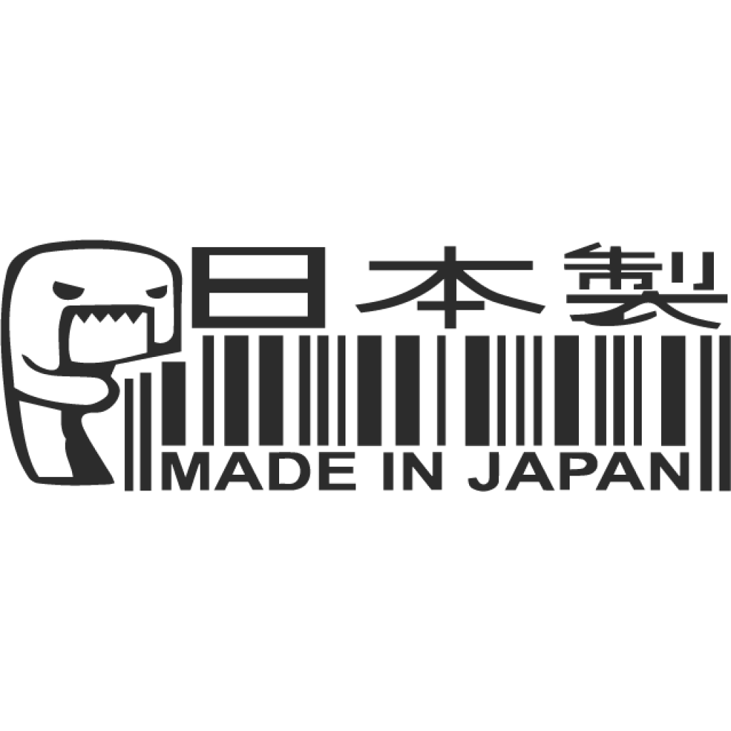 JDM Domo made in Japan samolepka JDM Domo made in Japan samolepka