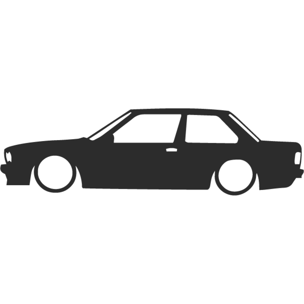 Silueta BMW E30 samolepka Silueta BMW E30 samolepka