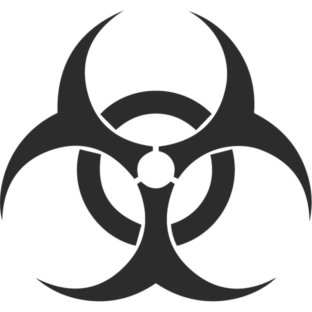 Biohazard samolepka Biohazard samolepka