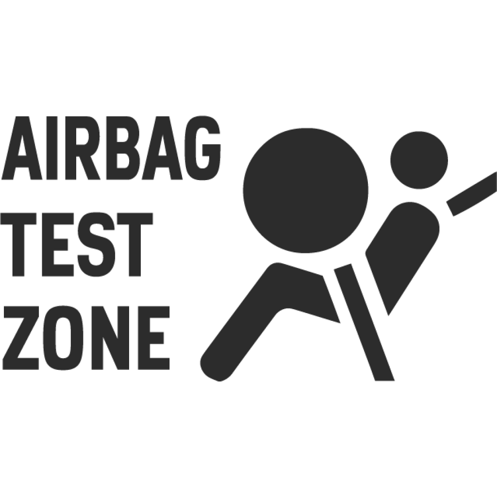 Airbag Test Zone samolepka Airbag Test Zone samolepka