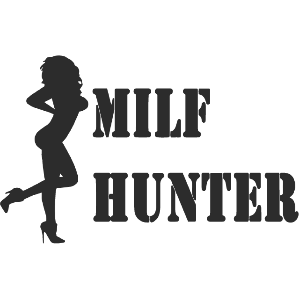 Milf hunter samolepka Milf hunter samolepka