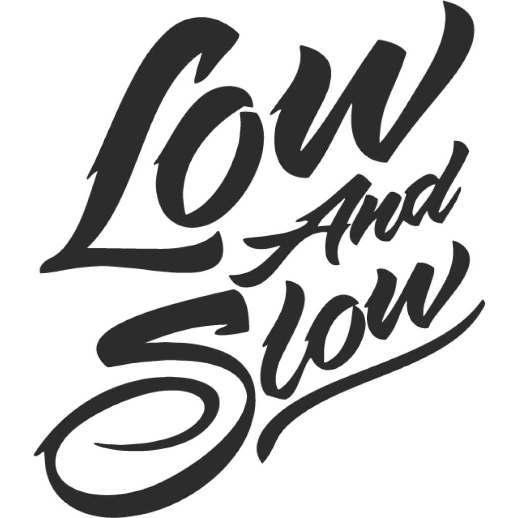Low and Slow samolepka Low and Slow samolepka