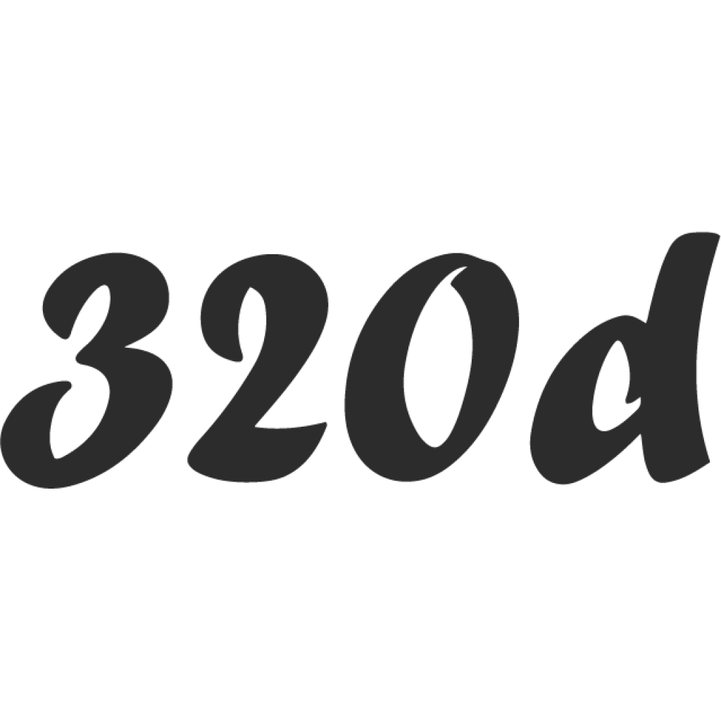 320d samolepka 320d samolepka