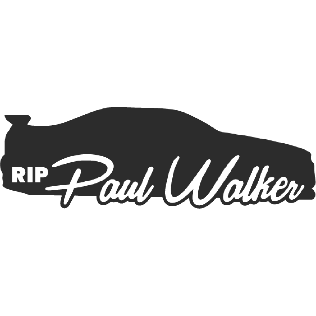 R.I.P Paul Walker II samolepka R.I.P Paul Walker II samolepka