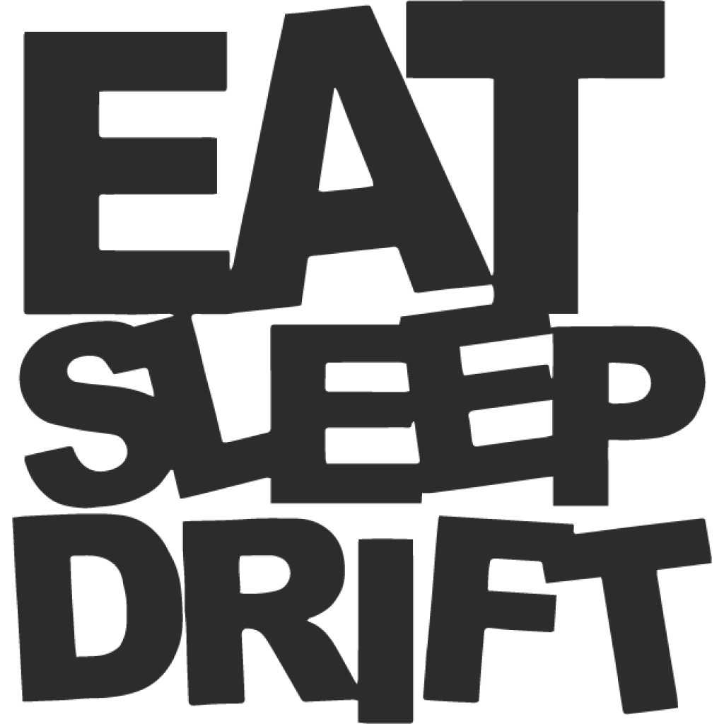 Eat Sleep Drift II samolepka Eat Sleep Drift II samolepka